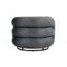 Silla SMART, plegable, metal, epoxi negro, vinilo negro (Pack de 6 unidades)