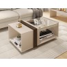 Silla SMART, plegable, metal, epoxi negro, vinilo negro (Pack de 6 unidades)