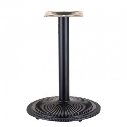 Silla SMART, plegable, metal, epoxi negro, vinilo negro (Pack de 6 unidades)