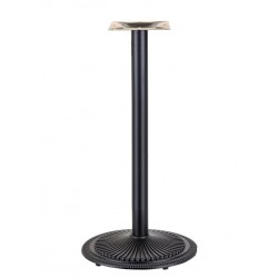 Base de mesa ARNO NEW, alta, negra, 45 cms de diámetro, altura 110 cms (Pack de 2...