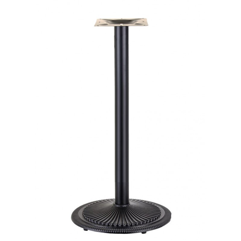 Base de mesa ARNO NEW, alta, negra, 45 cms de diámetro, altura 110 cms (Pack de 2 unidades)