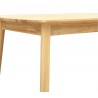 Mesa TRANSILVANIA, madera natural, 120 x 75 cms