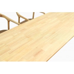 Mesa TRANSILVANIA, madera natural, 120 x 75 cms