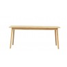 Mesa TRANSILVANIA, madera natural, 180 x 75 cms