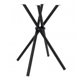 Base de mesa CLEO, metal, negro, base de 49 x 49 cms, altura 75 cms