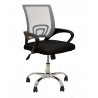 Sillón de oficina DUKE (H), alto, gas, basculante, similpiel beige