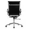 Sillón de oficina OLIVER, giratorio, regulación de altura, basculante profundo, similpiel negra
