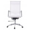 Sillón de oficina IGOR, alto, regulación de altura, basculante profundo, malla blanca