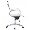 Sillón de oficina IGOR, giratorio, regulación de altura, basculante profundo, malla blanca
