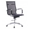 Sillón de oficina IGOR, giratorio, regulación de altura, basculante profundo, malla negra