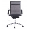 Sillón de oficina IGOR, giratorio, regulación de altura, basculante profundo, malla negra