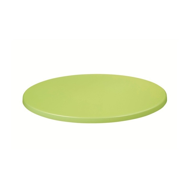 Tablero de mesa Topalit, VERDE LIMA 408, 70 cms de diámetro*. (Pack de 2 unidades)