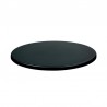 Tablero de mesa Werzalit WER-UNIART, Negro 3190, 60 cms de diámetro (Pack de 2 unidades)
