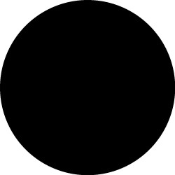 Tablero de mesa Werzalit WER-UNIART, Negro 3190, 60 cms de diámetro (Pack de 2 unidades)
