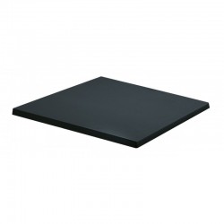 Tablero de mesa Werzalit WER-UNIART, Negro 3190, 60x60 cms (Pack de 2 unidades)