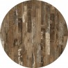 Tablero de mesa Werzalit WER-WOODART, Maracaibo 4614, 70 cms de diámetro (Pack de 2 unidades)
