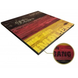 Tablero de mesa HD7348, vintage, 60 x 60 cms (Pack de 2 unidades)