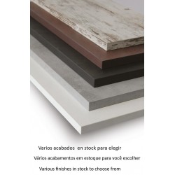 Tablero de melamina 30 mm, NEGRO 10, 68 x 68 cms (Pack de 2 unidades)
