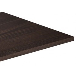 Tablero de melamina 30 mm, WENGUÉ, 68 x 68 cms (Pack de 2 unidades)