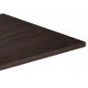 Tablero de melamina 30 mm, WENGUÉ, 68 x 68 cms (Pack de 2 unidades)