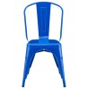Silla TOL EK LIMITED, acero, azul (Pack de 5 unidades)
