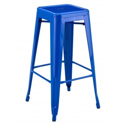 Taburete TOL EK LIMITED, acero, azul (Pack de 5 unidades)