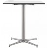 Base de mesa PAUDY, acero inoxidable, base de 63 x 63 cms, altura 72 cms (Pack de 2 unidades)