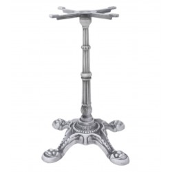 Base de mesa LIVRY 72, fundición, 4 pies, acabado vintage, altura 72 cms (Pack de 2...