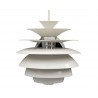 Lámpara CYGNY, aluminio, blanca, 40 cms de diámetro
