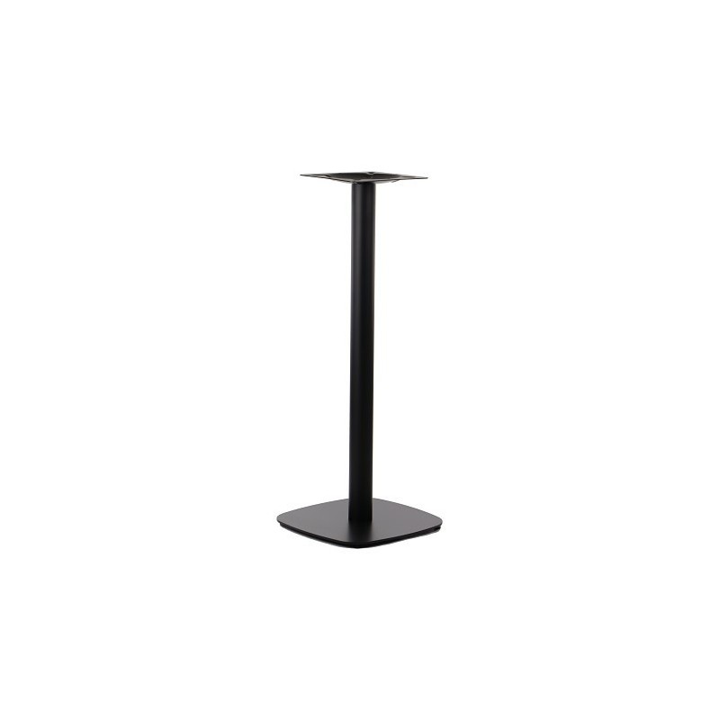 Base de mesa MAUTES 110, alta, negra, base de 45 x 45 cms, altura 110 cms (Pack de 2 unidades)