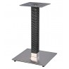 Base de mesa OLBY 72, columna revestida, base de acero de 8 mm. 45 x 45 cm, altura 72 cmsss (Pack de 2 unidades)