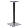 Base de mesa OLBY 110, alta, columna revestida, base de acero de 8 mm. 45 x 45 cm, altura 110 cms (Pack de 2 unidades)