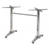 Base de mesa ROMA NEW, rectangular, inoxidable y aluminio*