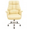 Sillón de oficina FIRENZE, alto, regulación de altura, mecanismo multifunción, similpiel beige