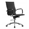 Sillón de oficina OLIVER, giratorio, regulación de altura, basculante profundo, similpiel negra