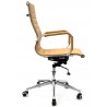 Sillón de oficina OLIVER, giratorio, regulación de altura, basculante profundo, similpiel marrón claro