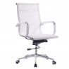 Sillón de oficina IGOR, giratorio, regulación de altura, basculante profundo, malla blanca