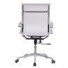 Sillón de oficina IGOR, giratorio, regulación de altura, basculante profundo, malla blanca