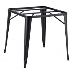 Base de mesa TOL EK, acero, negra, para tapa de 80 x 80 cms (Pack de 2 unidades)