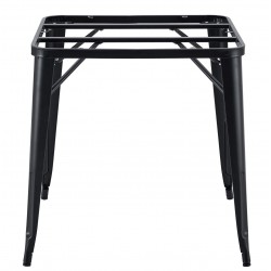 Base de mesa TOL EK, acero, negra, para tapa de 80 x 80 cms (Pack de 2 unidades)
