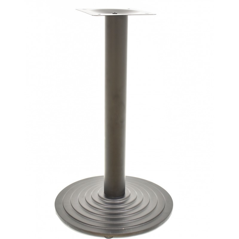 Base de mesa EBRO NEW 72, negra, 43 cms de diámetro, altura 72 cms (Pack de 2 unidades)