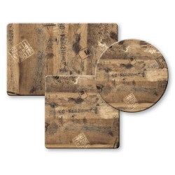 Tablero de mesa Werzalit-Sm, EX WORKS 122, 110 x 70 cms* (Pack de 2 unidades)
