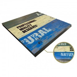 Tablero de mesa HD7348, vintage, 60 x 60 cms (Pack de 2 unidades)