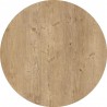 Tablero de mesa Werzalit WER-WOODART, Avalon Pine 4729, 70 cms de diámetro (Pack de 2 unidades)