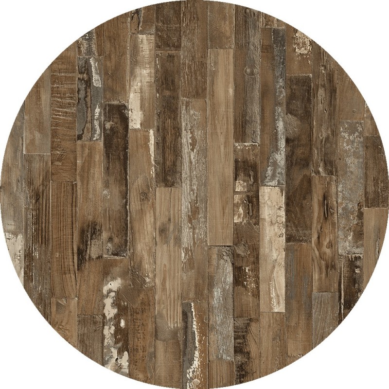 Tablero de mesa Werzalit WER-WOODART, Maracaibo 4614, 70 cms de diámetro (Pack de 2 unidades)