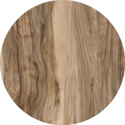 Tablero de mesa Werzalit WER-WOODART, Indian Shesman 4525, 70 cms de diámetro (Pack de...