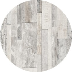 Tablero de mesa Werzalit WER-FANTASY, White Block 7537, 70 cms de diámetro (Pack de 2...