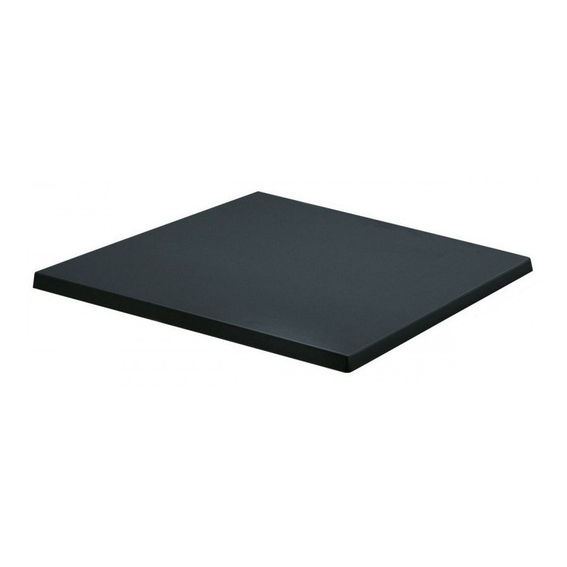 Tablero de mesa Werzalit WER-UNIART, Negro 3190, 70x70 cms (Pack de 2 unidades)