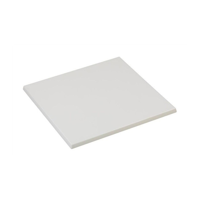 Tablero de mesa Werzalit WER-UNIART, Blanco 3101, 80x80 cms (Pack de 2 unidades)