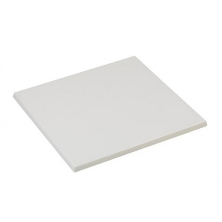 Tablero de mesa Werzalit WER-UNIART, Blanco 3101, 80x80 cms (Pack de 2 unidades)